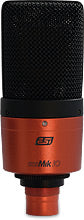 ESI Audio cosMik 10 - Professional Studio Condenser Microphone - Black/Orange
