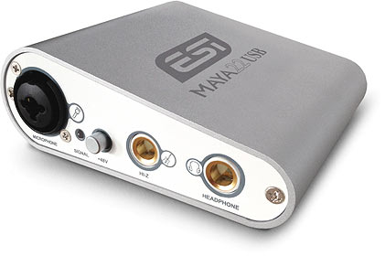 ESI Audio MAYA22 USB - Silver - Flexible High Performance 24-bit USB Audio Interface - Silver