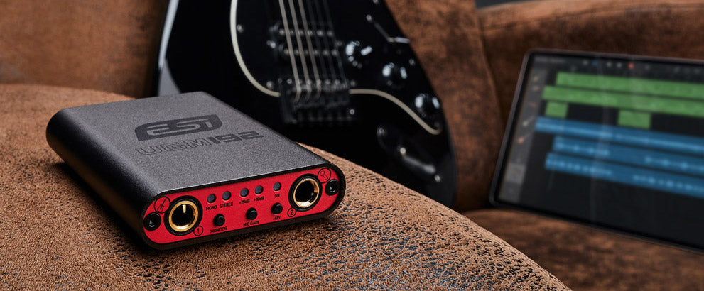 ESI Audio Pro-Go Pocket Studio - Black/Red