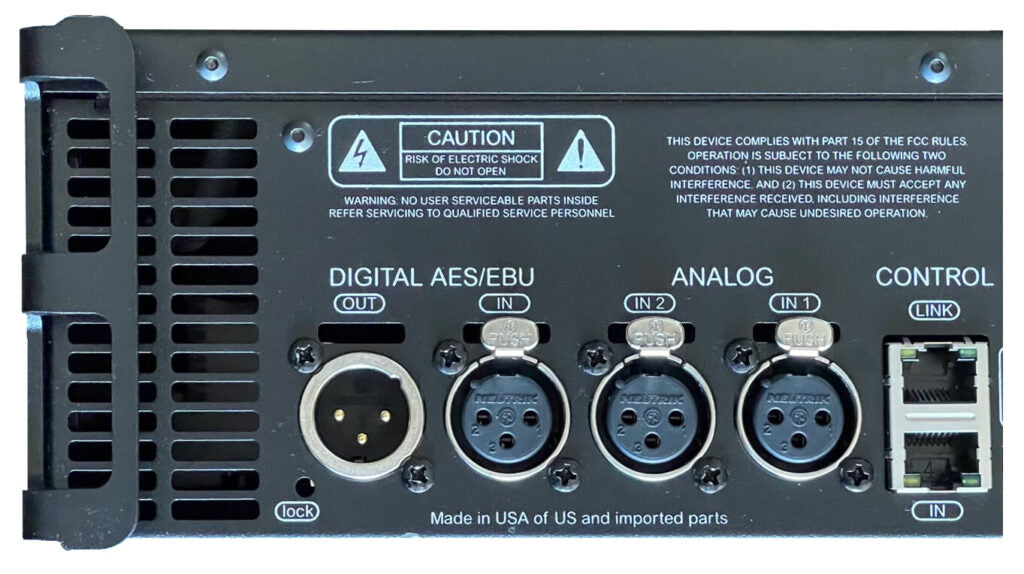 Augspurger® XS5000 4-Chl DSP Amplifier