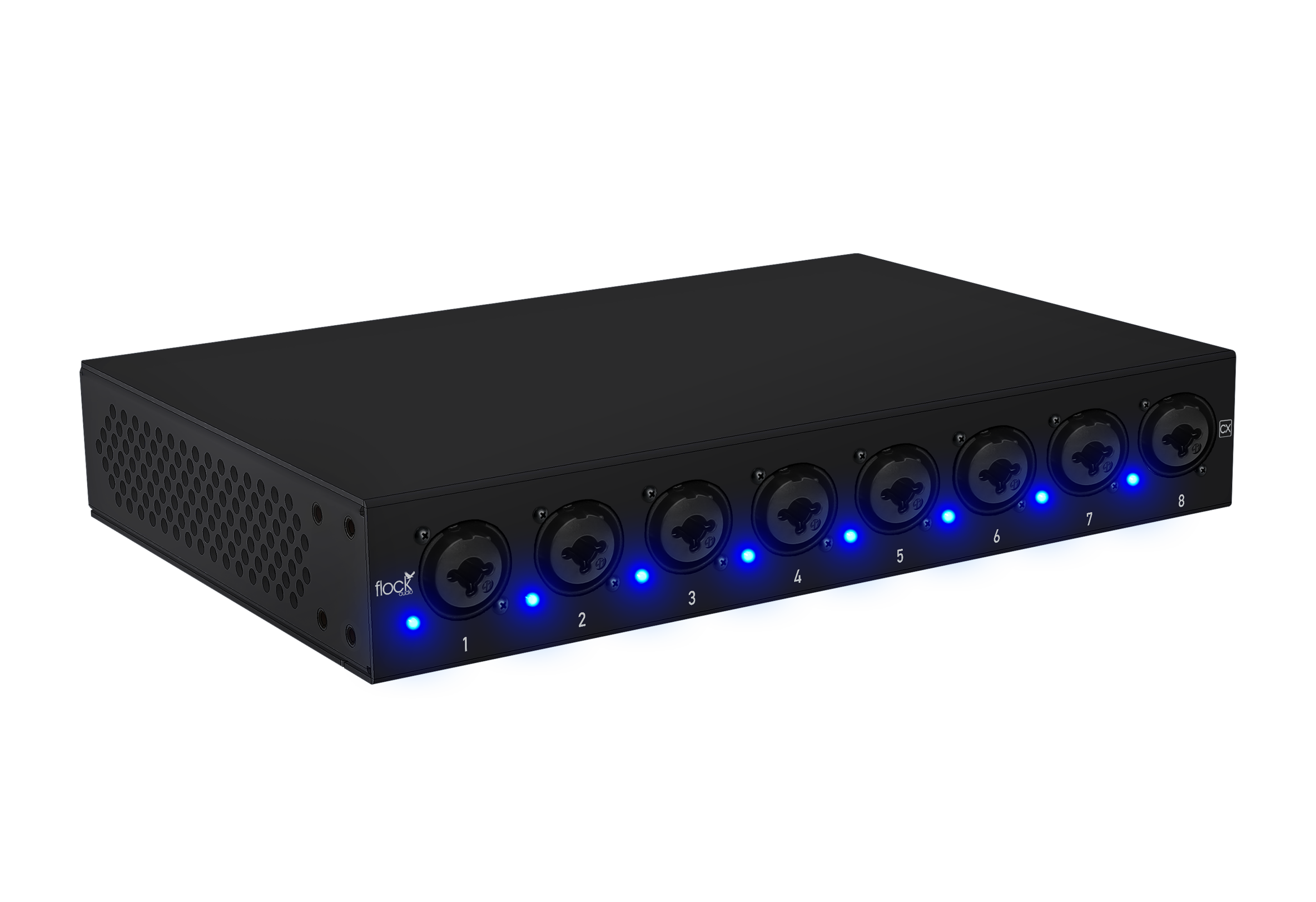 Flock Audio CX - 8 CHANNEL - MIC/INSTRUMENT LINE LEVEL ADJUSTER MODULE