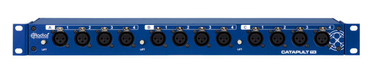 Radial Engineering Catapult Rack - Cat 5 Audio Transmitter & Receiver