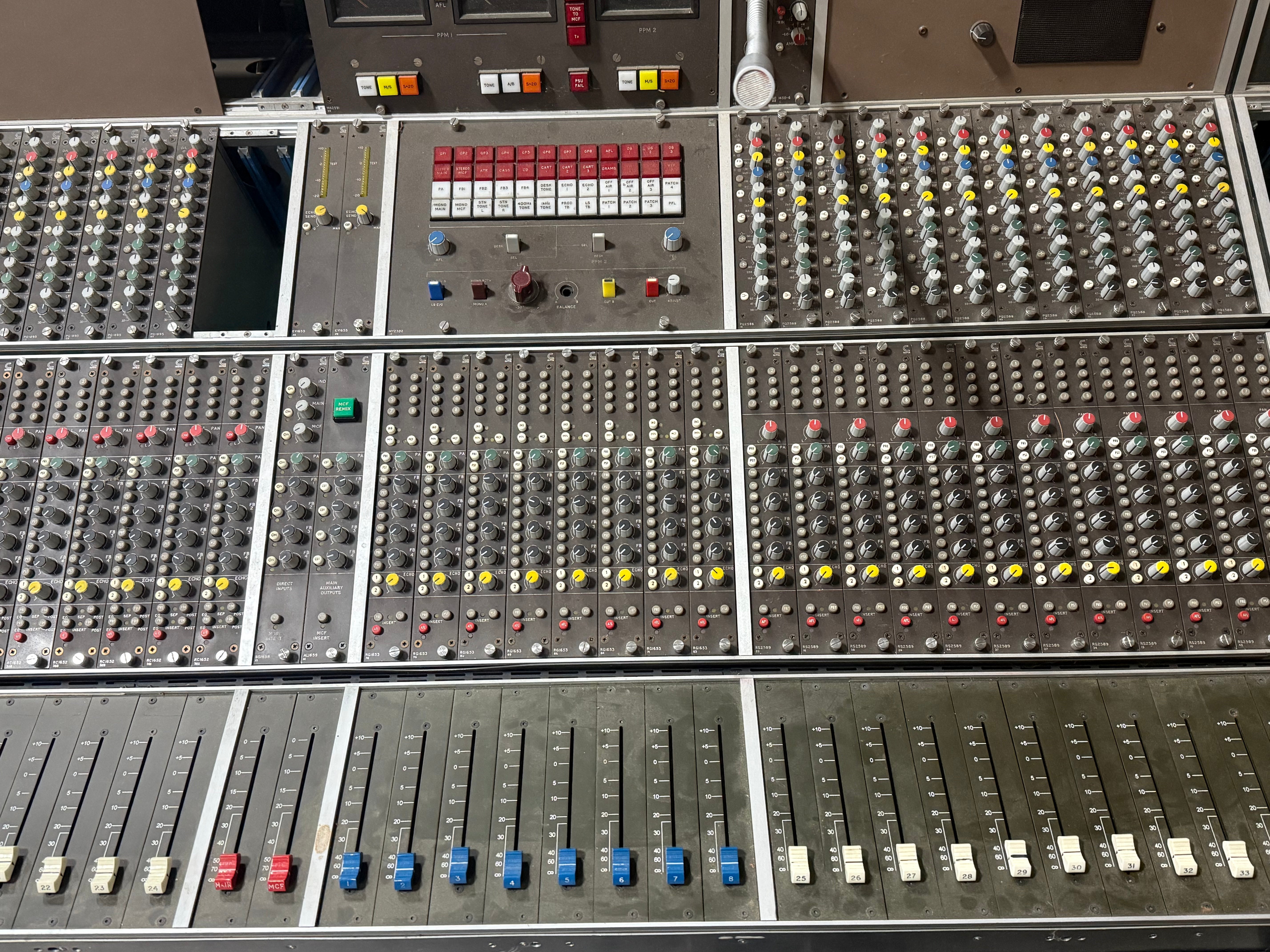 Calrec M Series Vintage Discrete Analog Console - 48 Channel