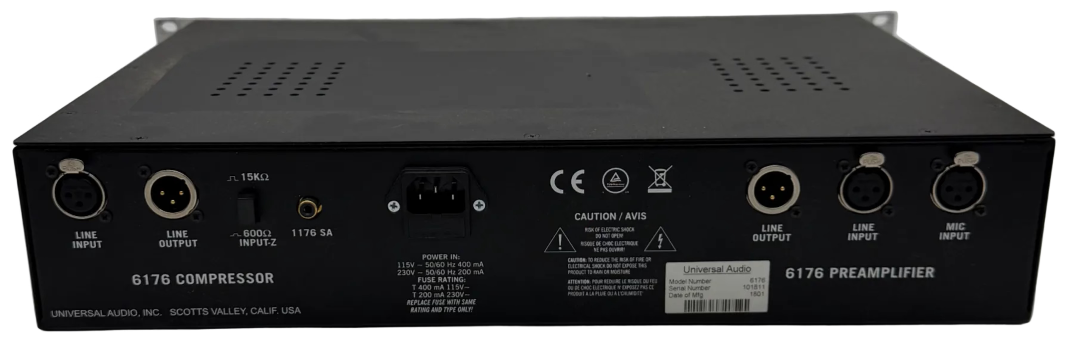 Universal Audio 6176 Channel Strip (Preowned)