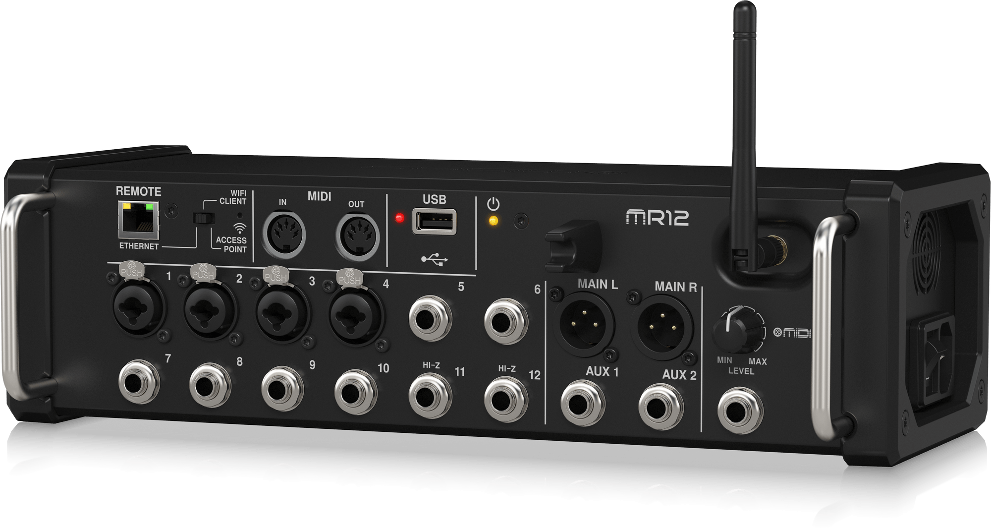 MIDAS-MR12 - 12-Input Digital Mixer for iPad/Android Tablets