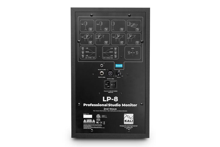 Kali Audio LP-8 V2 - 8" Active Studio Monitor-EA - Black