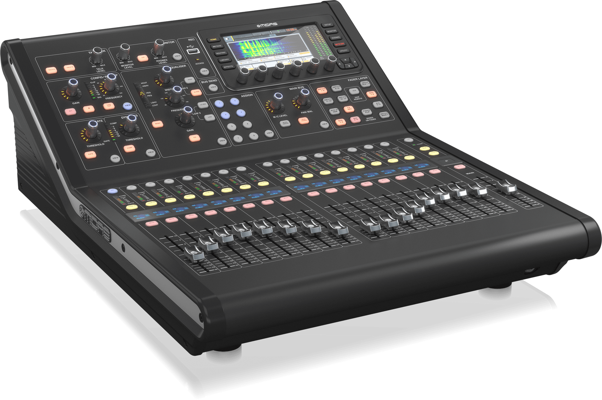 MIDAS-M32R LIVE - 40 input Channels, 16 Midas PRO Microphone Preamplifiers