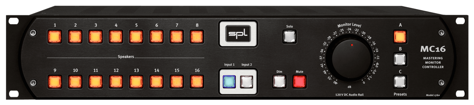 SPL MC16 - 16-Channel Mastering Monitor Controller