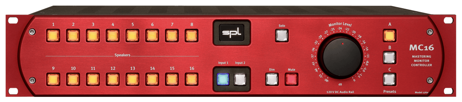 SPL MC16 - 16-Channel Mastering Monitor Controller