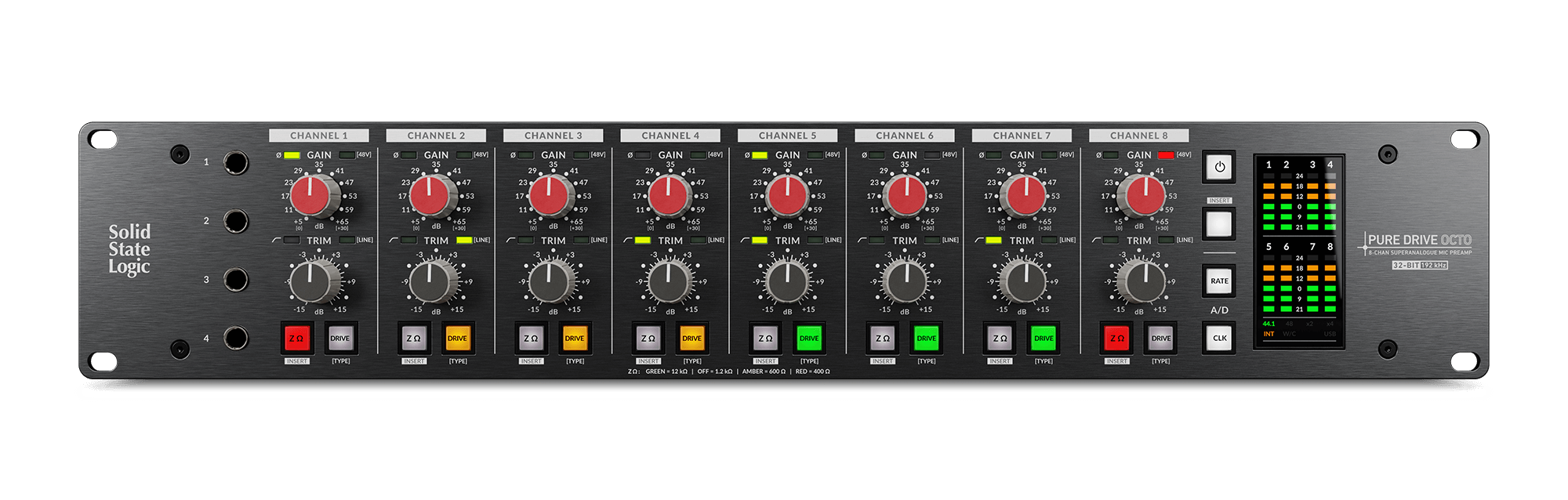 Solid State Logic SSL Puredrive Octo Pre Amp