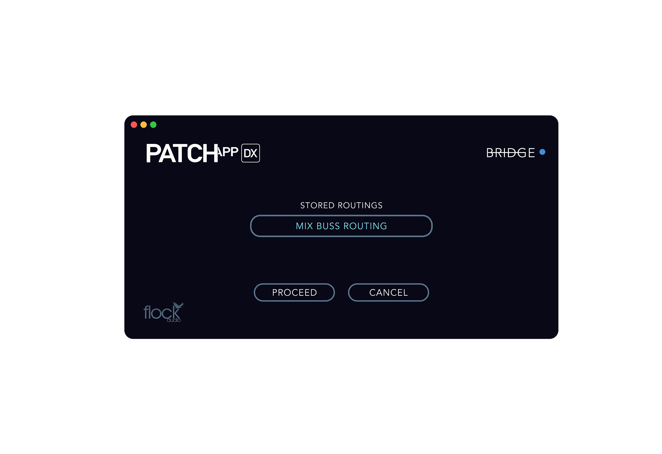 Flock Audio PATCH APP DX