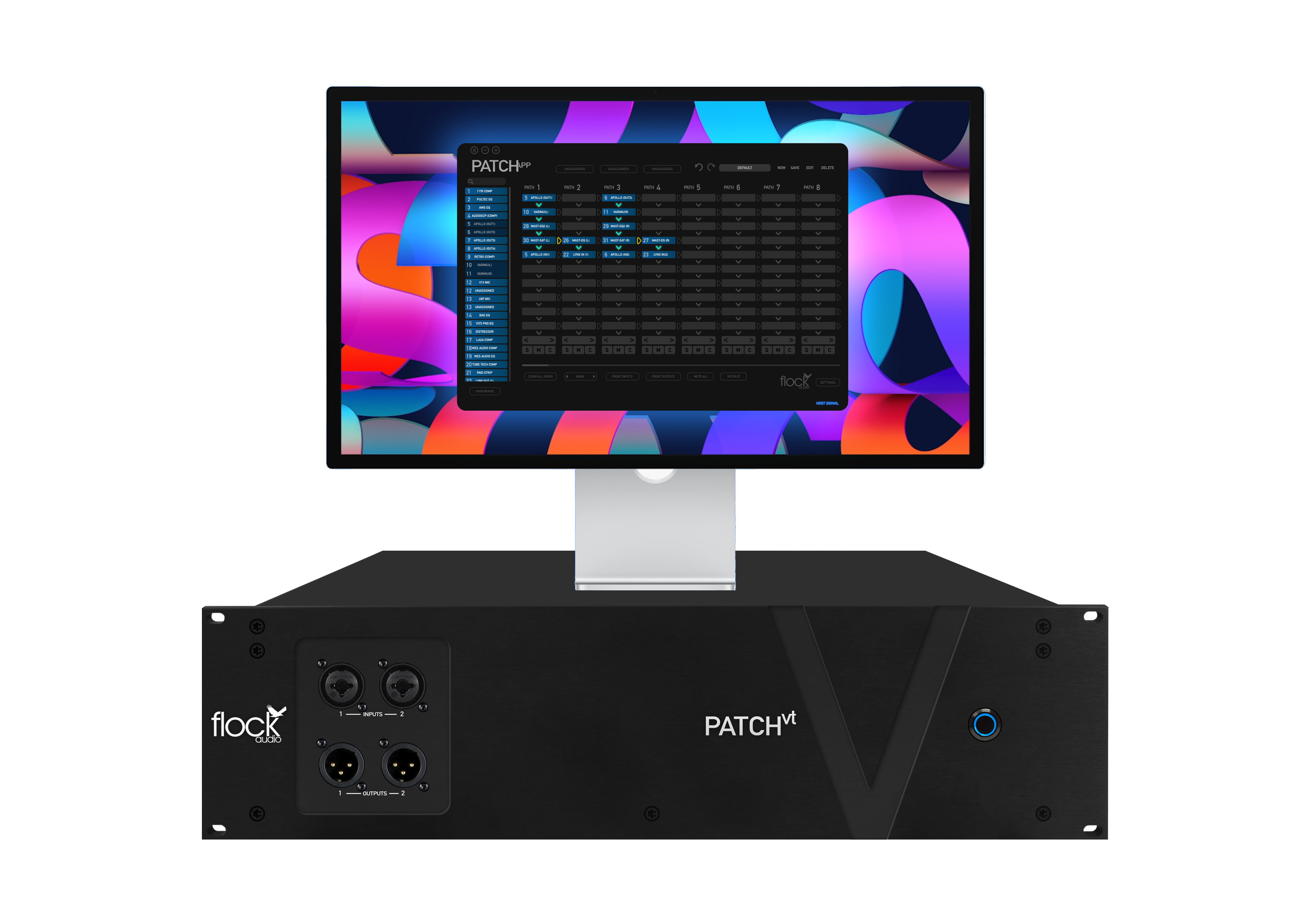 Flock Audio PATCH VT - 128 CHANNELS (64 IN x 64 OUT) DIGITAL/ANALOG - PATCH SYSTEM