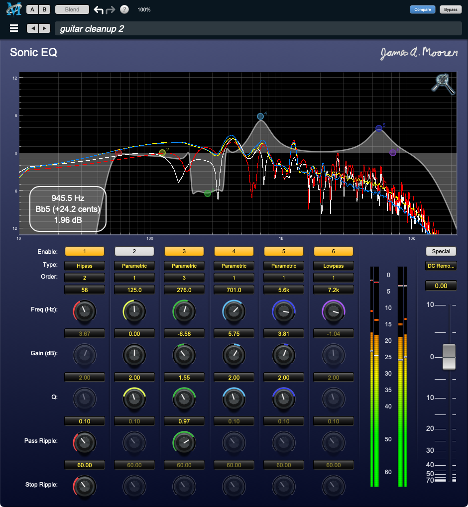 Metric Halo MH Sonic EQ v4 - Professional Audio Design, Inc