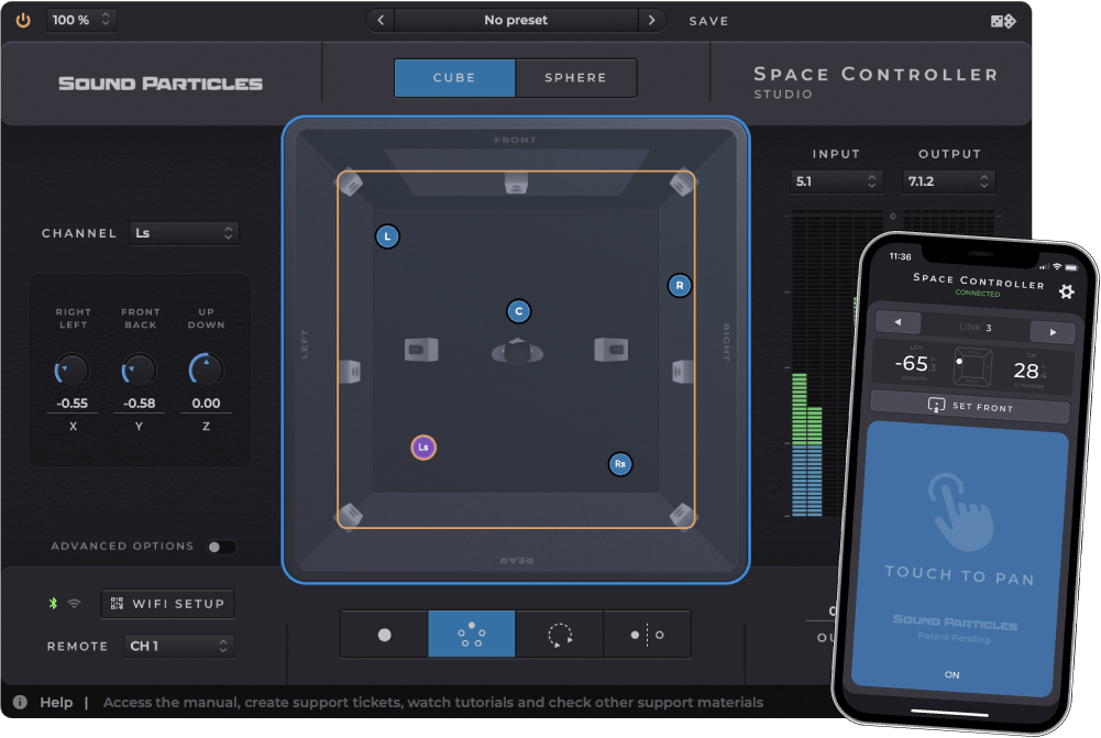Sound Particles Space Controller Standard EDU (Perpetual Licence)