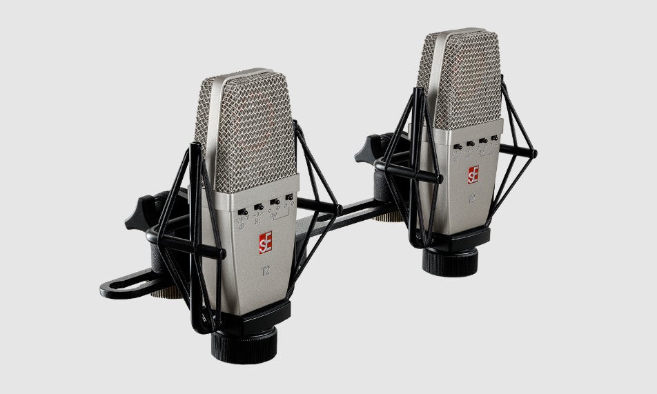 sE Electronics T2 - Multi Pattern Large Diaphragm Microphone with Titanium Capsule