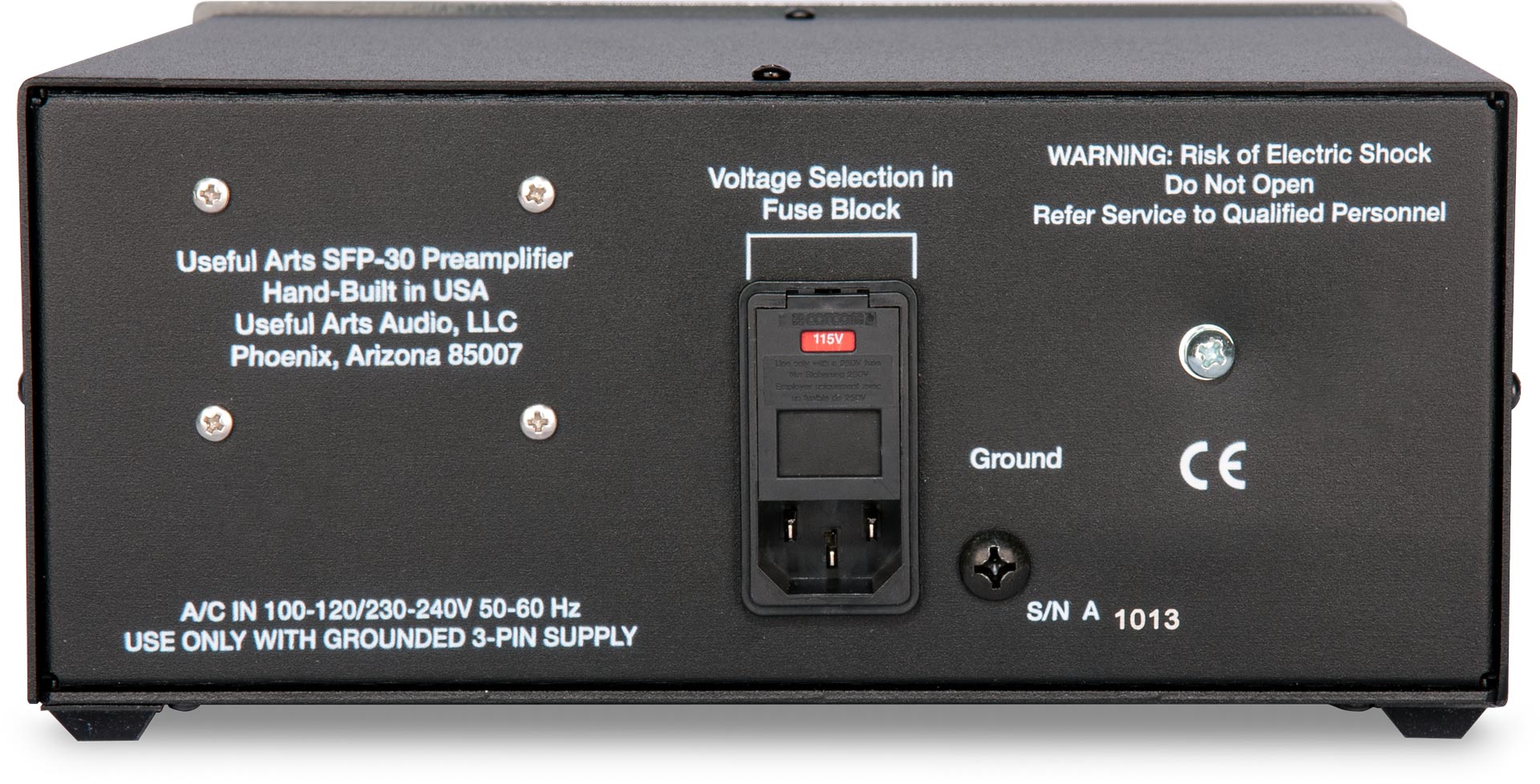Useful Arts SFP-30 - Tube Microphone Preamplifier