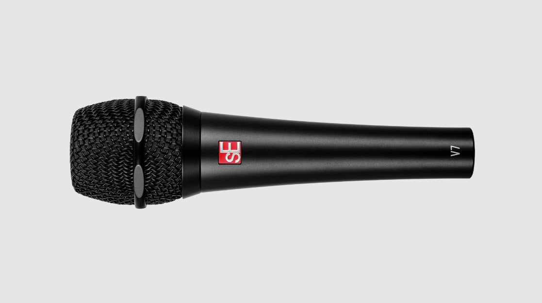 sE Electronics V7 Black - Studio-grade Handheld Microphone Supercardioid