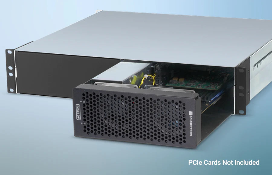 Sonnet Echo II DV Rackmount Thunderbolt Two-Slot Full-Length PCIe Card Expansion System