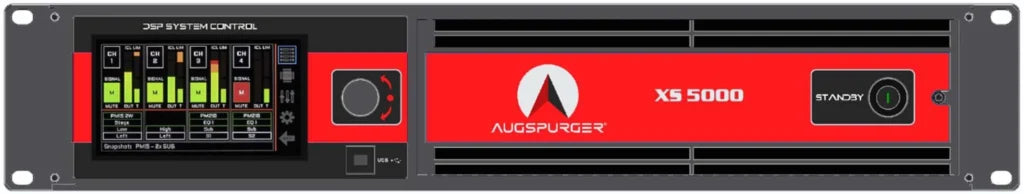 Augspurger® XS5000 4-Chl DSP Amplifier