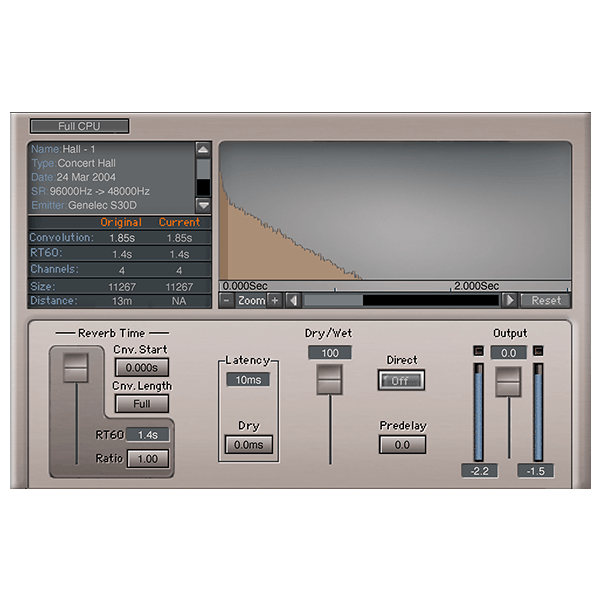 Waves IR-L Convolution Reverb