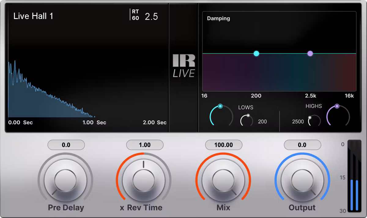 Waves IR-Live Convolution Reverb