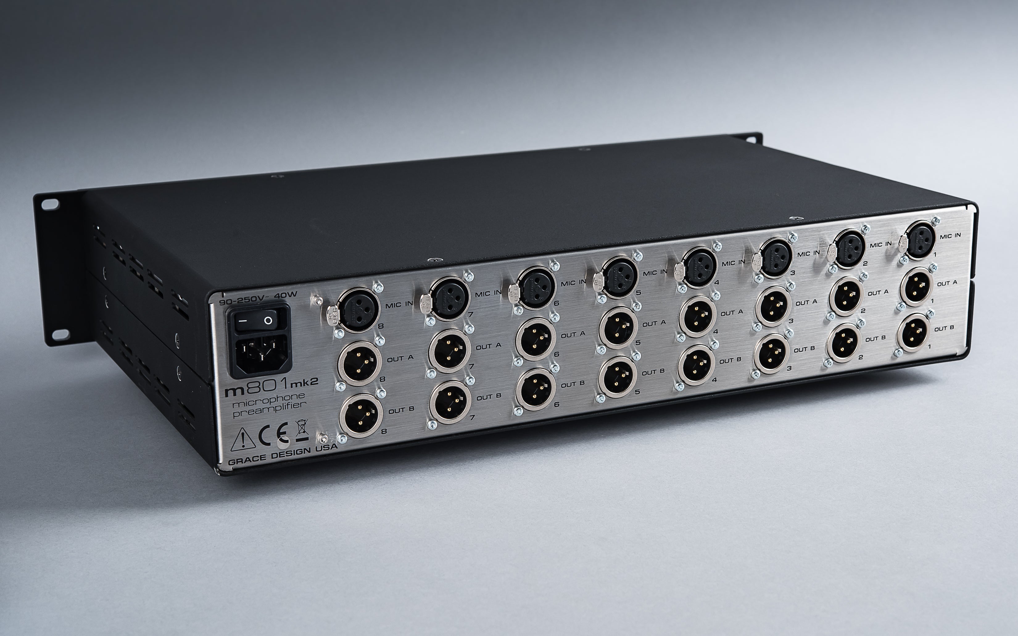 Grace Design m801 MKII High Fidelity 8 Channel Mic Preamplifier