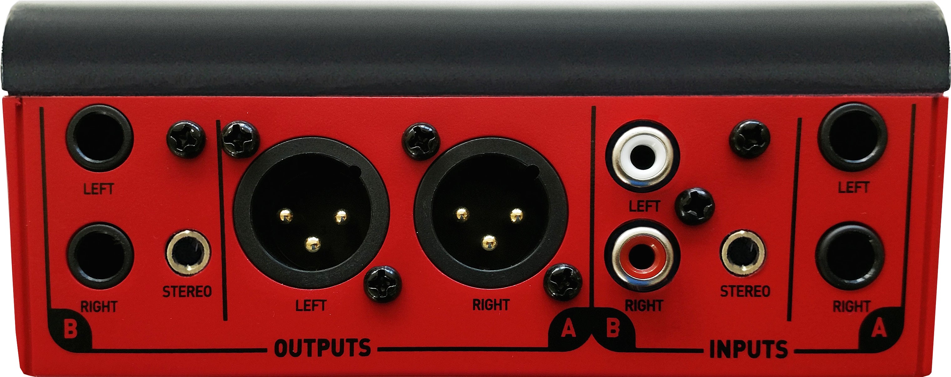 ESI Audio MoCo Passive Monitor Controller with 2 stereo I/O - Black/Red