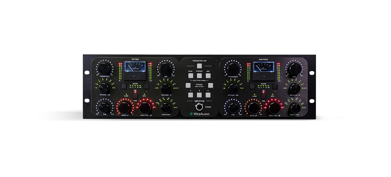 WesAudio ngBusComp Analog Stereo Bus Compressor with Digital Recall
