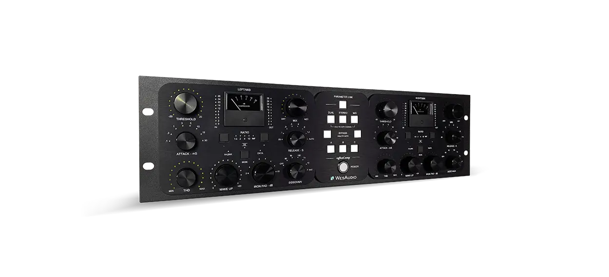 WesAudio ngBusComp Analog Stereo Bus Compressor with Digital Recall