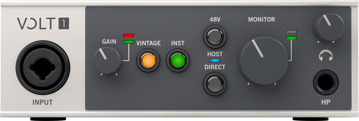 Universal Audio Volt 1 USB audio interface - front panel