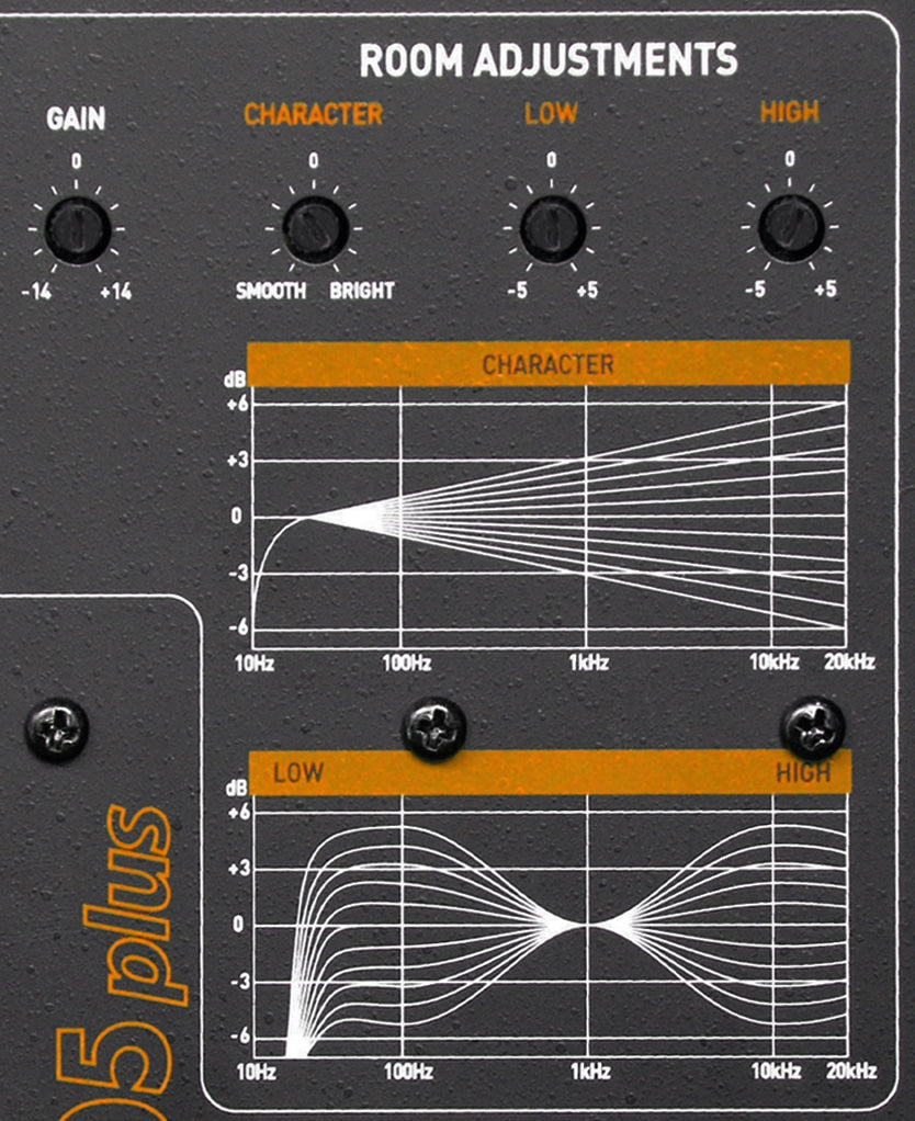 ESI Audio uniK 05+ Professional Active Reference 5" Studio Monitor - (Pair) - Black/Orange