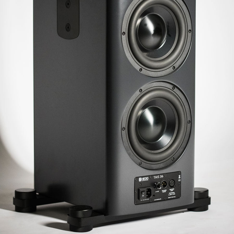 HEDD TMS 36 Bass Extension Set - Dark grey matte finish - configuration illustration