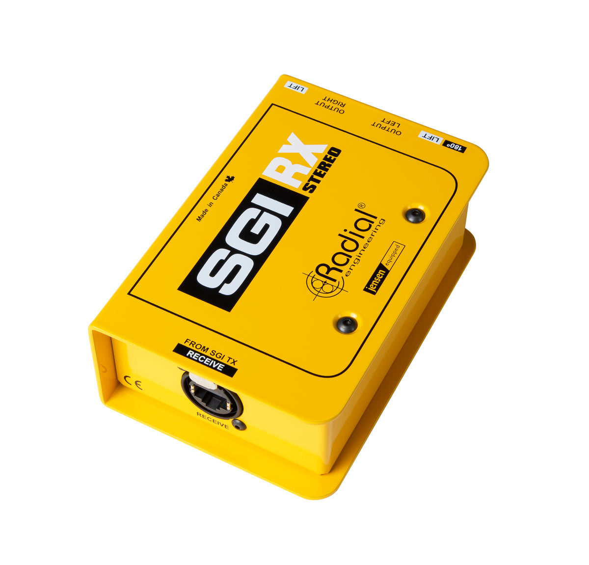 Radial Engineering SGI Stereo RX - Receiver Only - three-quarter view
