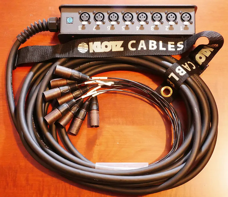 Klotz SLW080XE10 StraightLink 8 channels - 8/0 XLR- single ground