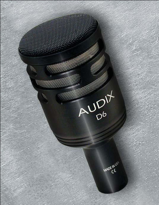 Recording Equipment - Audix - Audix D6 - Professional Audio Design, Inc