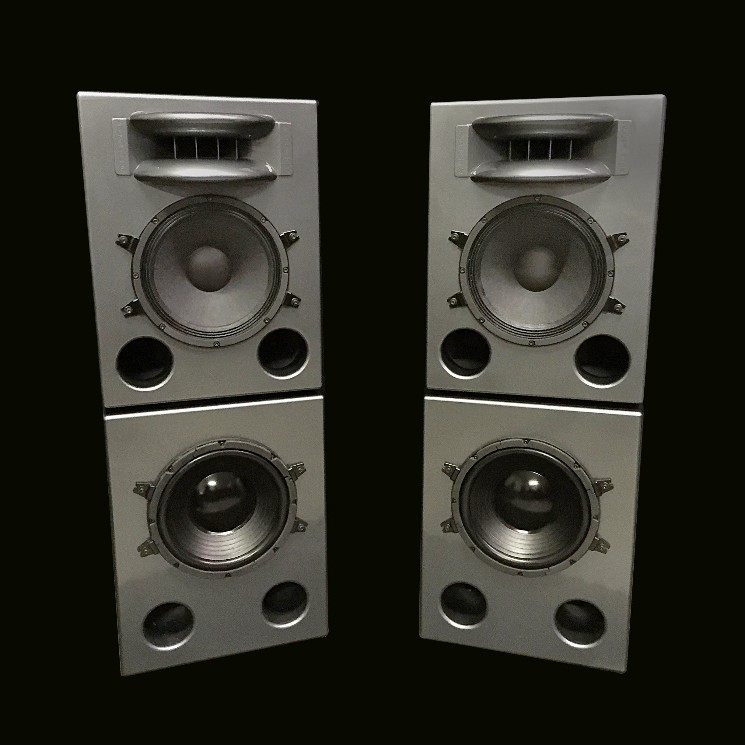 Augspurger Solo 12MF-Sub12-SXE3/3500 Active Main Monitor System, PAIR - Professional Audio Design, Inc
