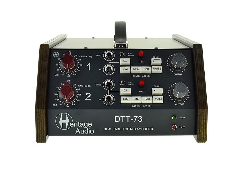 Heritage Audio DTT73 - Dual Tabletop Mic Pre