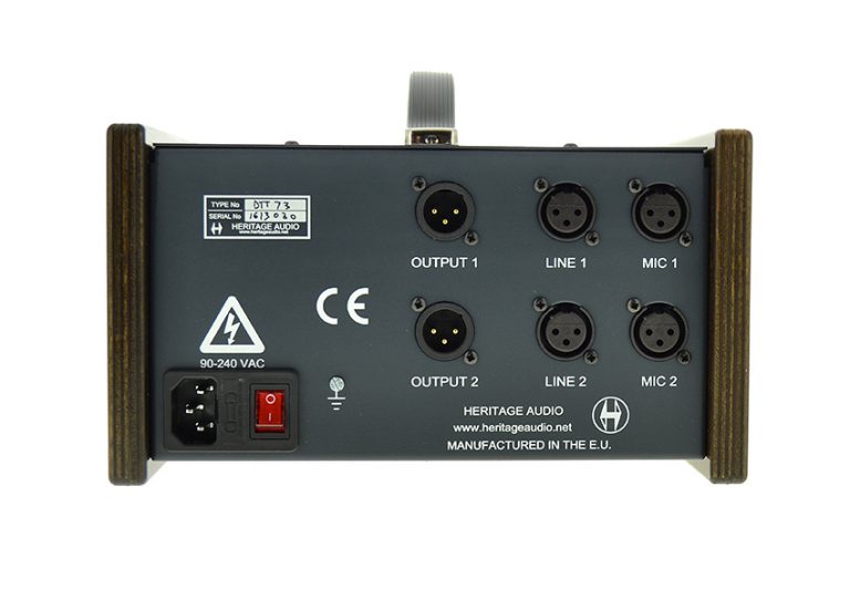 Heritage Audio DTT73 - Dual Tabletop Mic Pre