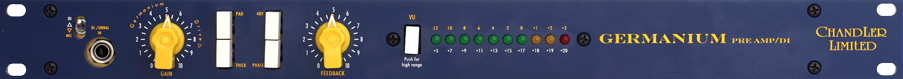Recording Equipment - Chandler Limited - Chandler Limited Germanium Preamp/DI - Professional Audio Design, Inc