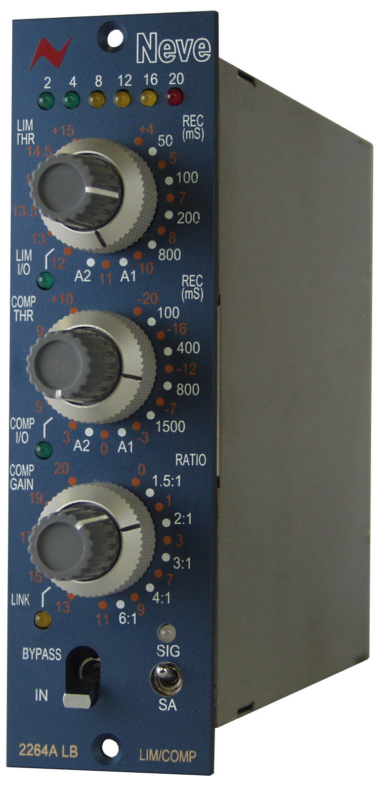 Recording Equipment - AMS Neve - AMS Neve 2264ALB 500 Series Mono Limiter/Compressor Module - Professional Audio Design, Inc