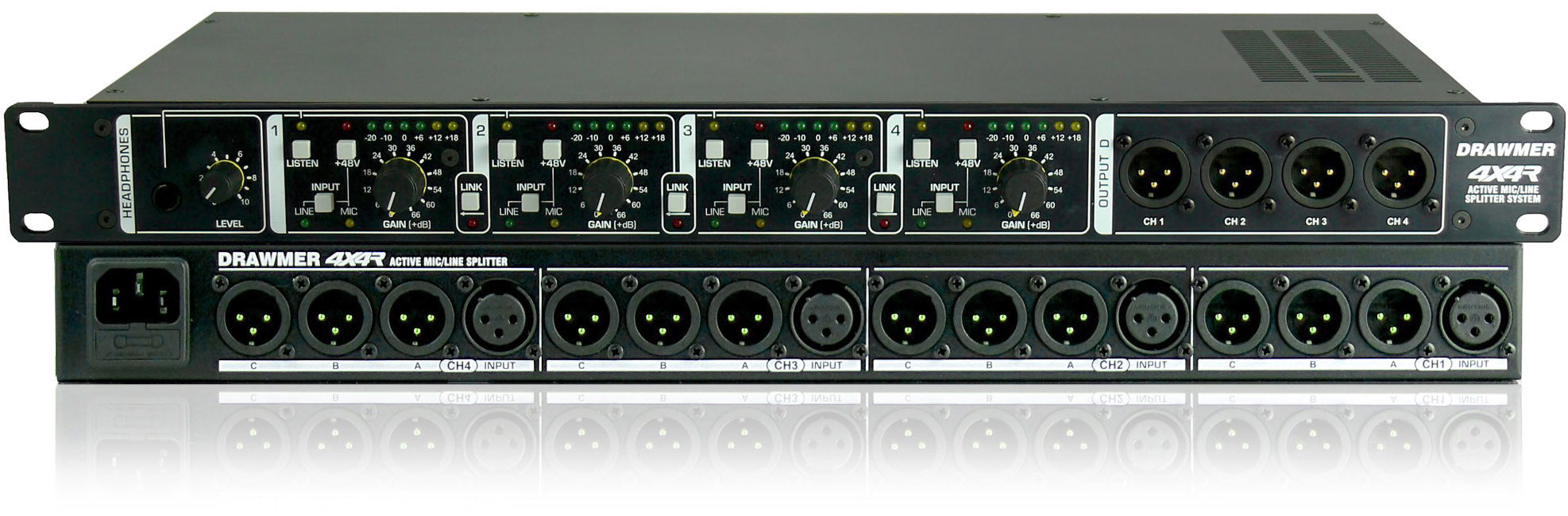 Drawmer 4x4R - Rackmount Active Splitter