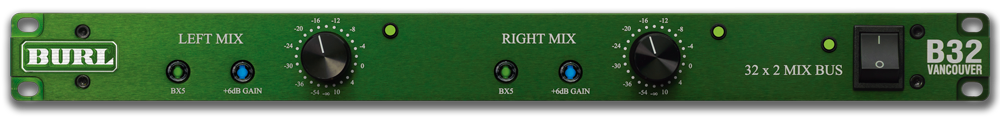 Consoles - Burl Audio - Burl Audio B32 Vancouver Summing Mixer - Professional Audio Design, Inc