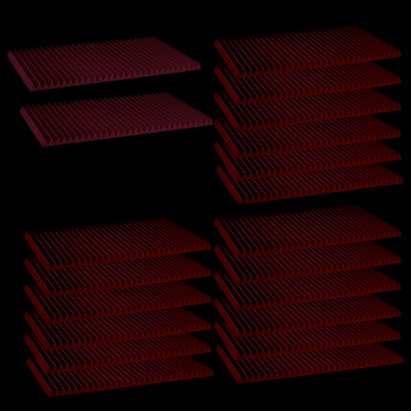 Acoustics - Auralex Acoustics - Auralex 1" Studiofoam Wedge-24 - Professional Audio Design, Inc
