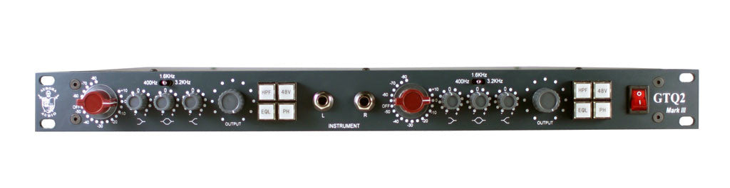 Recording Equipment - Aurora Audio - Aurora Audio GTQ2 mkIII Dual Channel Preamp/EQ - Professional Audio Design, Inc