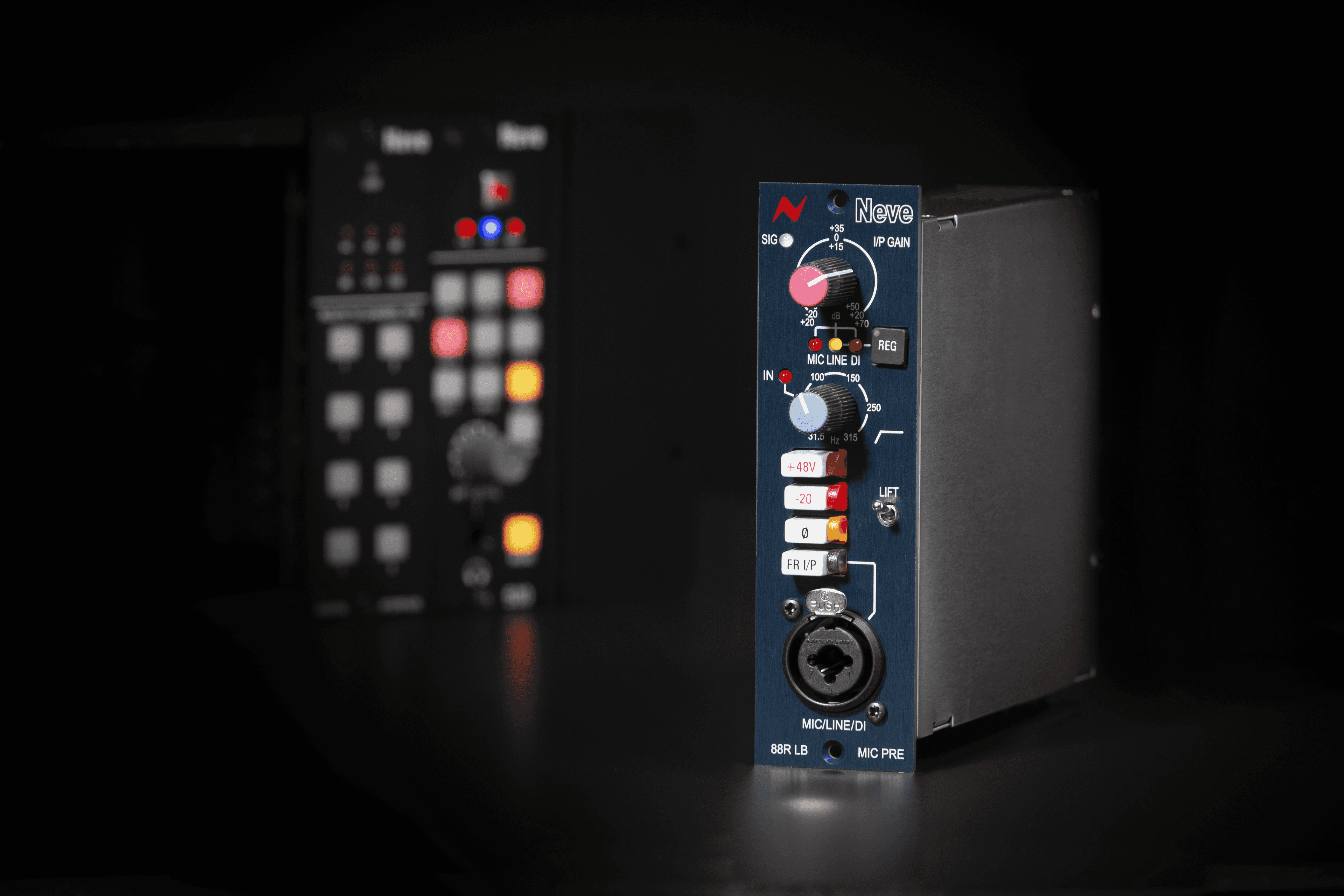 500 Series - AMS Neve - AMS Neve 88RLB 500 Series mono mic preamp module - Professional Audio Design, Inc