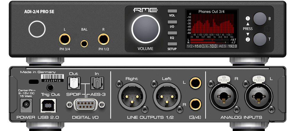 RME ADI 2/4 PRO SE Converters Professional Audio Design, Inc