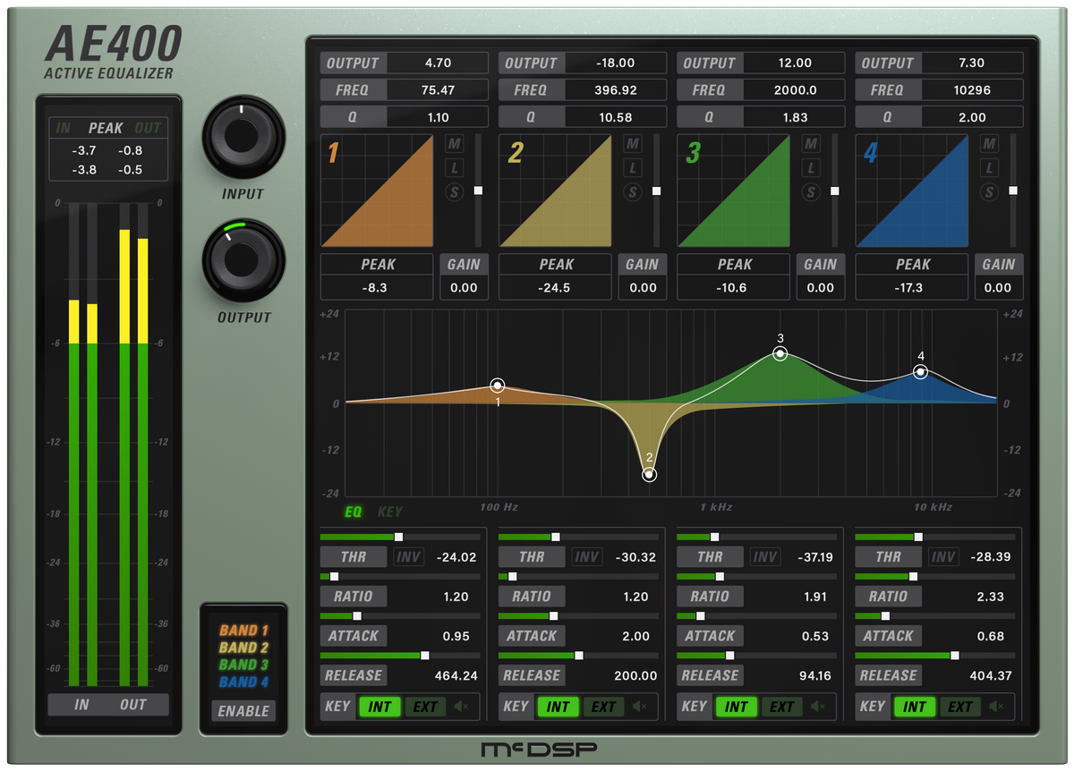 MCDSP AE400 Active EQ Native v7 - Plugin - Professional Audio