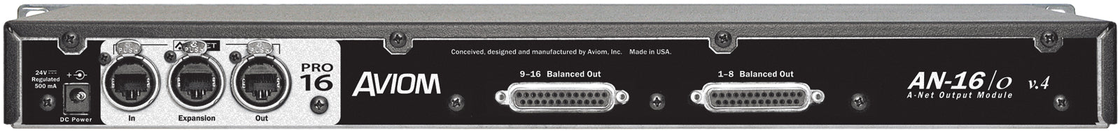 Aviom AN-16/o v.4 - Professional Audio Design, Inc