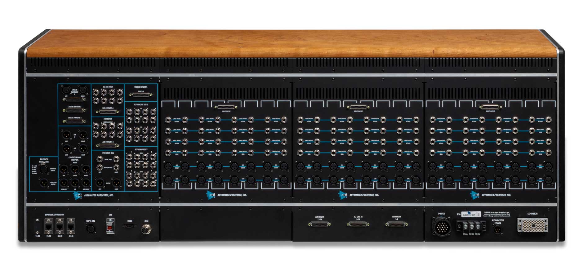 API Audio 2448 Recording and Mixing Console - Professional Audio Design, Inc