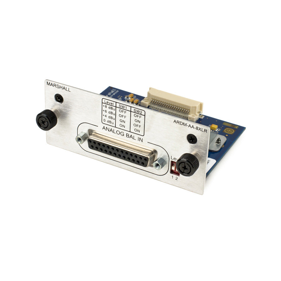 Marshall ARDM-AA-8XLR - 8 Balanced Analog Audio Inputs (DB-25)